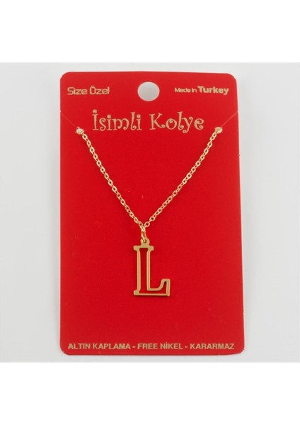 Ds-Derin Prinç Harfli Kolye-L