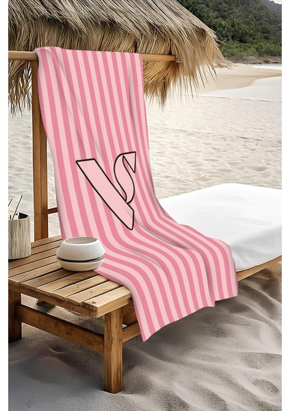 Modern Desenli Dijital Baskı Plaj Havlusu Peştamal HVL0266 fiyatları