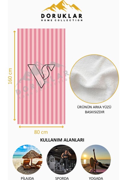 Modern Desenli Dijital Baskı Plaj Havlusu Peştamal HVL0266 indirimleri