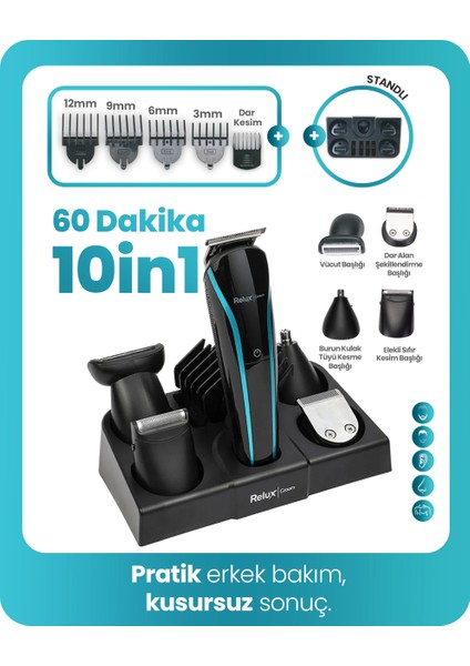 RPG6500 Groom 12 in 1 Yıkanabilir Başlıklı Tıraş Makinesi