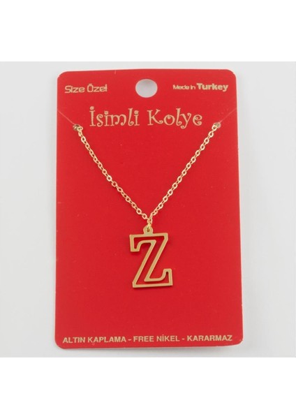 Ds-Derin Prinç Harfli Kolye-Z