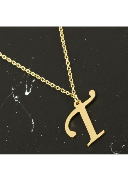 Ds-Derin Prinç Harfli Kolye-T