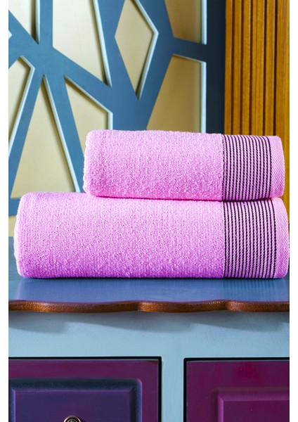 50X90-70X140 cm Amore Bath 2'li Banyo Havlu Takımı, Plaj Havlusu, Hamam Takımı, Çeyizlik Havlu, Spa