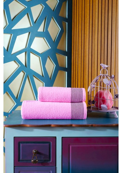 50X90-70X140 cm Amore Bath 2'li Banyo Havlu Takımı, Plaj Havlusu, Hamam Takımı, Çeyizlik Havlu, Spa modelleri
