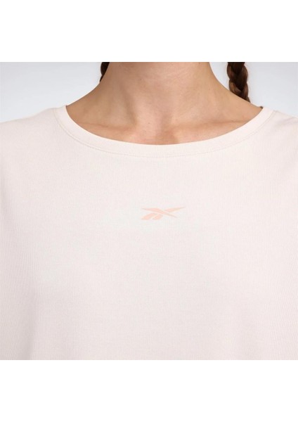 Rela Tee Bej Kadın Kısa Kol T-Shirt