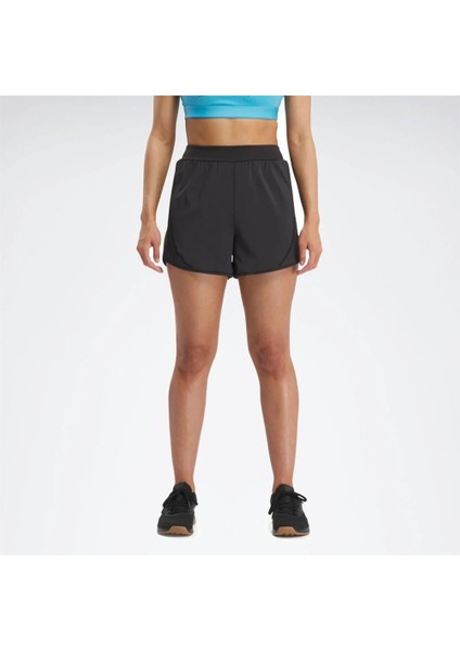 Lux Woven Short Siyah Kadın Şort