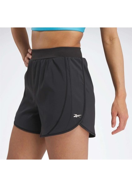 Lux Woven Short Siyah Kadın Şort