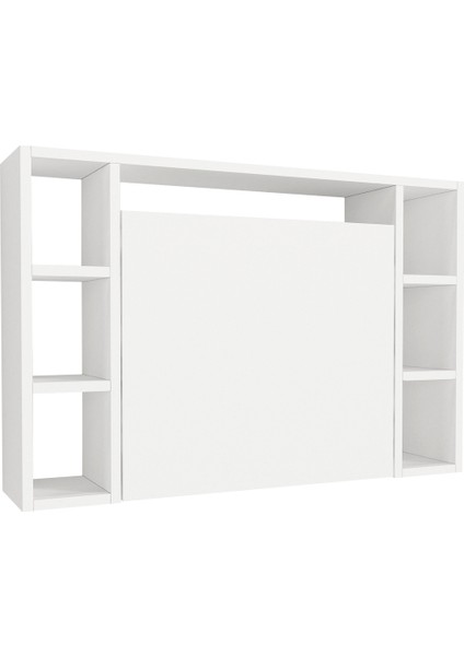Airdesk Duvara Monte Çalışma Masası Beyaz