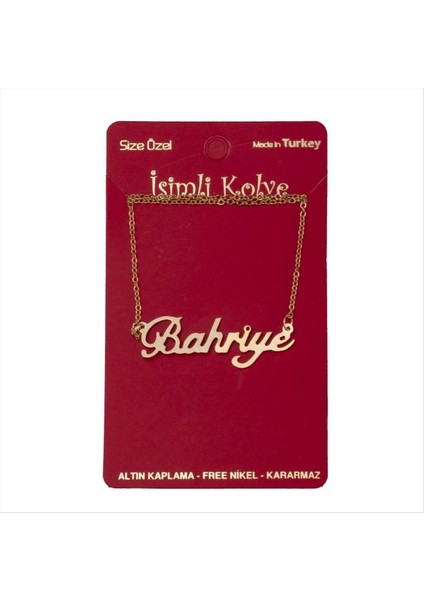 Ds-Derin Bahriye Isimli Kolye -Sarı fiyatları