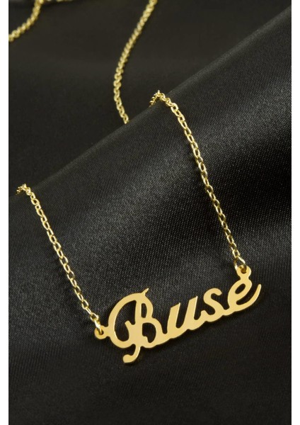 Ds-Derin Buse Isimli Kolye -Sarı