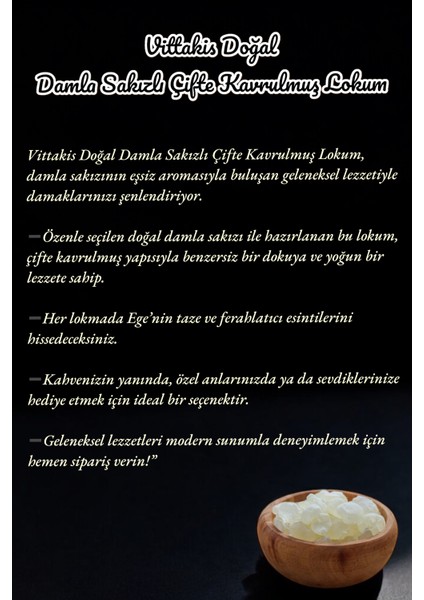 Doğal Damla Sakızlı Lokum Çifte Kavrulmuş 75 Gr. modelleri