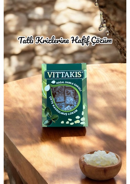 Doğal Damla Sakızlı Lokum Çifte Kavrulmuş 75 Gr. indirimleri