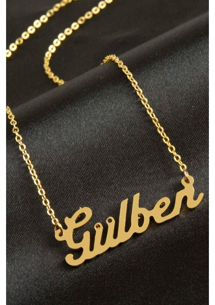 Ds-Derin Gülben Isimli Kolye -Sarı