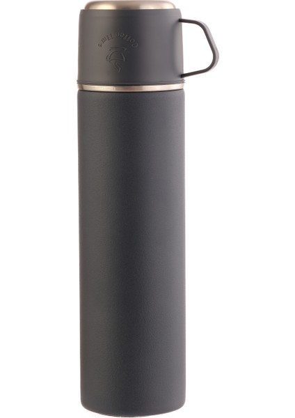 Paslanmaz Çelik 3 Bardaklı Termos 500ml - 6 Saat Sıcak, 12 Saat Soğuk Tutma Özelliği