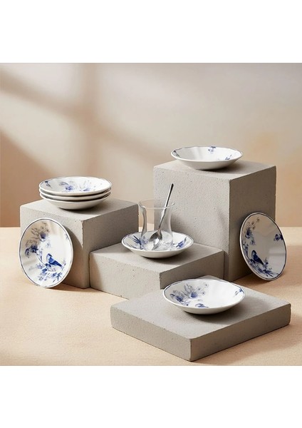 Acem 6'lı Çay Tabağı Seti 1891