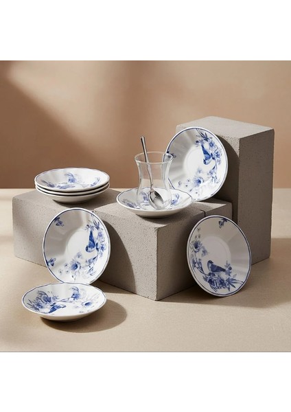 Acem 6'lı Çay Tabağı Seti 1891