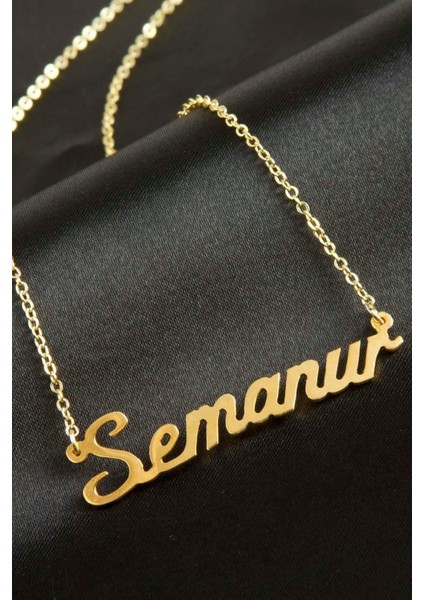 Ds-Derin Semanur Isimli Kolye -Sarı