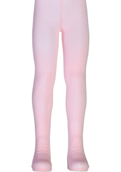 Pembe Kız Çocuk Koton Külotlu Çorap