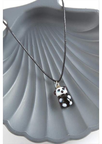 Ds-Derin Panda Cam Kolye-Siyah modelleri
