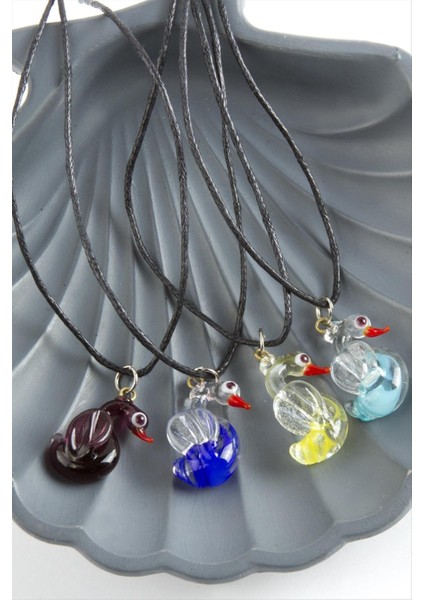 Ds-Derin Kuğu Cam Kolye-Renkli modelleri