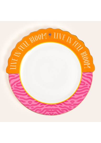Luohu Porselen Yemek Tabağı 28 cm Renkli indirimleri
