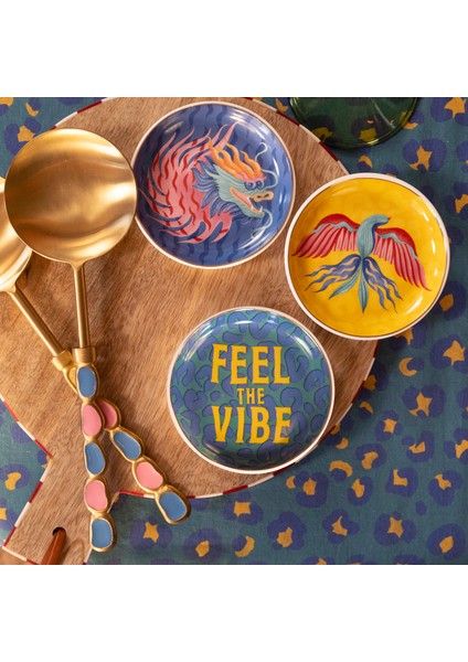 Luohu Porselen Tabak 10 cm Renkli