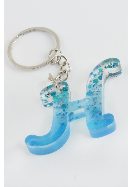 Ds-Derin H Harfli Epoksi Anahtarlık-Renkli fiyatları