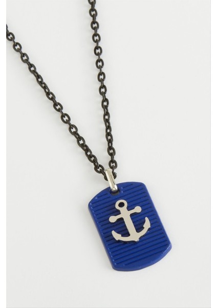 Ds-Derin Çapa Erkek Kolye-Mavi modelleri