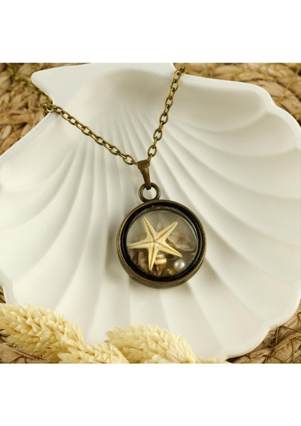 Ds-Derin Deniz Yıldızı Canlı Kolye-K modelleri