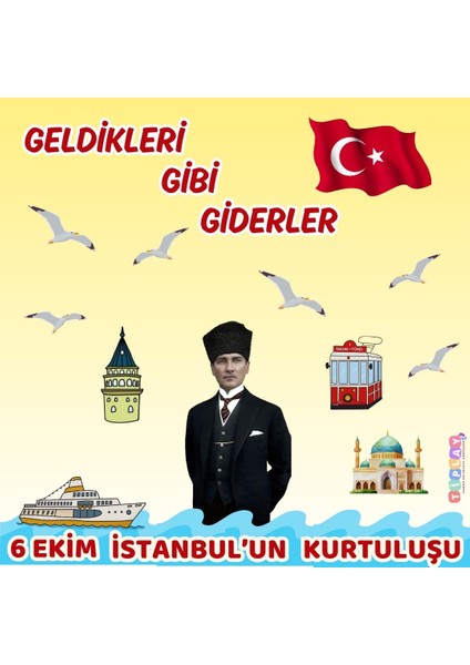 6 Ekim Istanbul'un Kurtuluşu Pano Tasarımı fiyatları