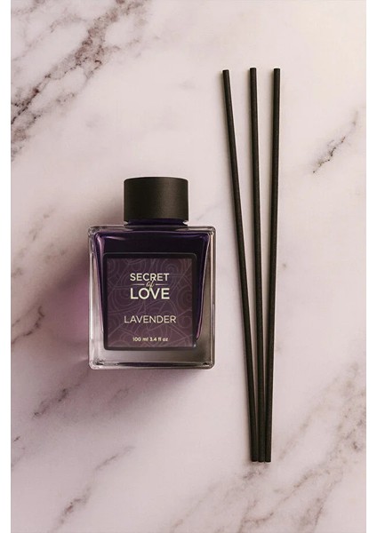 Lavanta Çubuklu Oda Kokusu 100 ml Hafif Lavanta Aromalı Bambu Çubuklarla Kalıcı Etki fırsatları