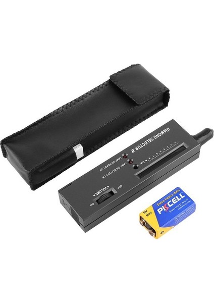 Diamond Tester Gemstone Selector Iı Gems LED Göstergesi Mücevher Takı Aracı Testi -Siyah