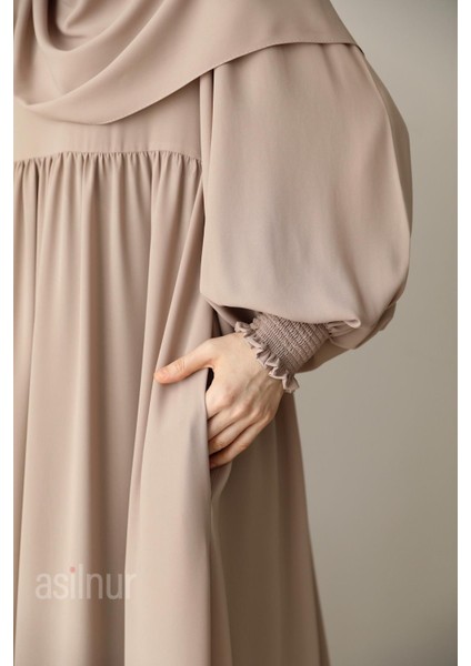 Hüsna Balon Kol Ferace Şal Hediyeli Takım Taş indirimleri