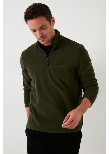 Slim Fit Anti-Pilling Tüylenme Yapmayan Bato Yaka Şardonlu 2'li Paket Polar Erkek Polar 5906001S2 modelleri