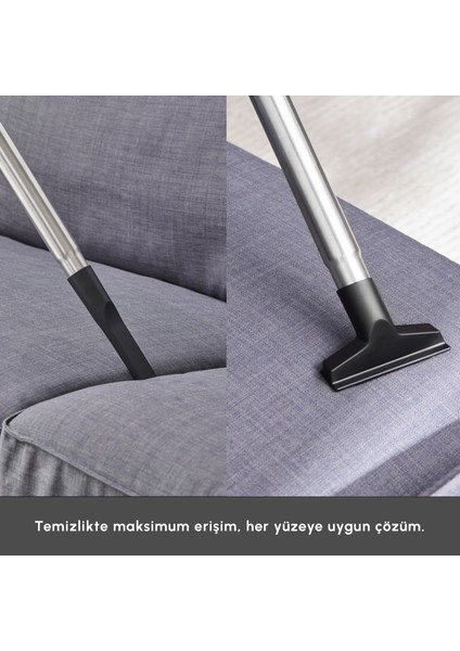 Vantuz High Force Kırmızı Toz Torbasız Elektrikli Süpürge