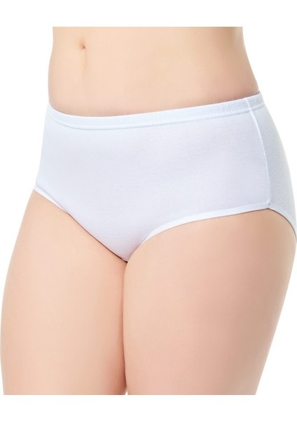 12'li Eko Paket- Iki Renk Kadın Ribana Esnek Yapılı Bato Külot TKD0922 (6 Siyah-6 Gri)
