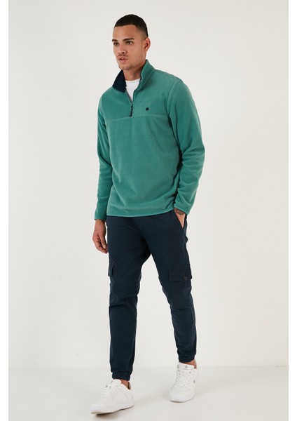 Slim Fit Anti-Pilling Tüylenme Yapmayan Bato Yaka Şardonlu 2'li Paket Polar Erkek Polar 5906001S2 fırsatları