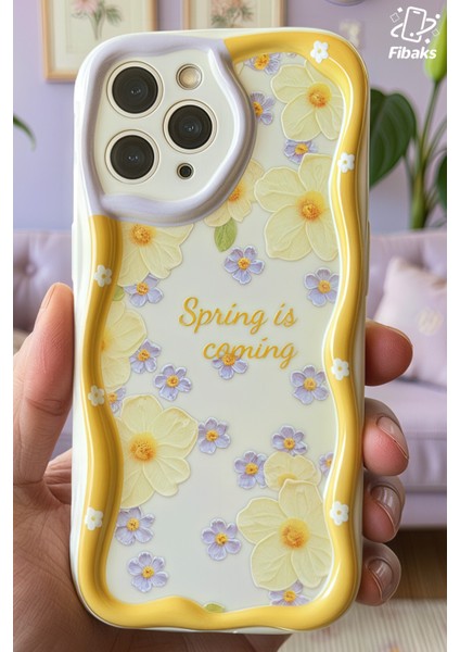 Apple iPhone 14 Pro Max Uyumlu Kılıf Tasarımlı Desenli Kamera Korumalı Papatya Çiçek Renkli Silikon Kapak modelleri