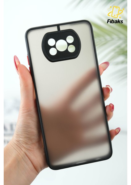 Xiaomi Poco X3 Pro Uyumlu Kılıf Kamera Korumalı Renkli Tuşlu Transparan Kapak