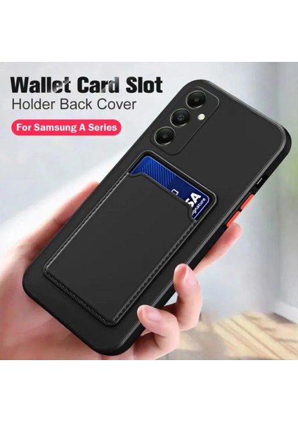 Samsung Galaxy S24 Fe Kılıf Kamera Korumalı Kartlıklı Cüzdanlı Kırmızı Tuşlu Siyah Silikon Kapak fiyatları