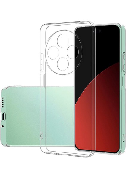 Xiaomi Redmi 14C 4g Kılıf Şeffaf Kamera Korumalı Renksiz Esnek Silikon Kapak Kilif