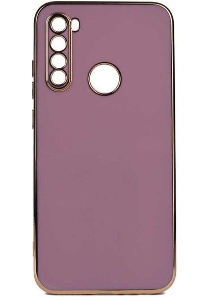 Xiaomi Redmi Note 8 Uyumlu Kılıf Parlak Kenarlı Altın Işlemeli Kamera Korumalı Kapak fiyatları