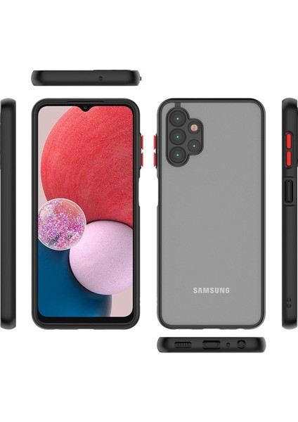 Samsung Galaxy A13 Kılıf Mat Parmak Izi Yapmaz Kamera Korumalı Renkli Tuşlu Sert Silikon Kapak indirimleri