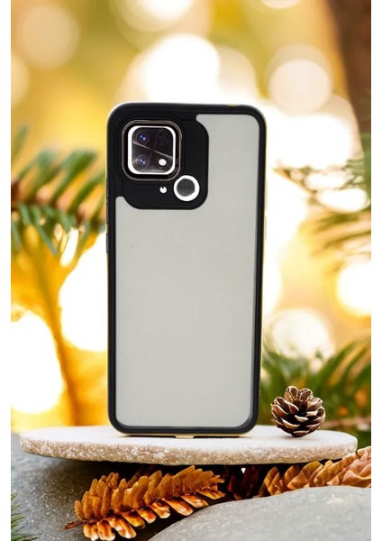 Xiaomi Poco C40 Kılıf Metal Çerçeve Hassas Butonlu Renkli Buzlu Şeffaf Transparan Kapak fiyatları