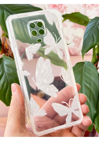 Xiaomi Redmi Note 9s/9 Pro Kılıf Tasarımlı Desenli Kamera Korumalı Şeffaf Kelebek Esnek Yumuşak Silikon Kap fiyatları