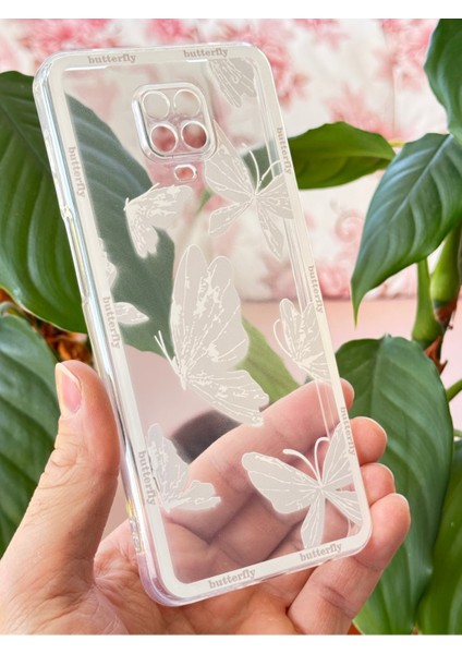 Xiaomi Redmi Note 9s/9 Pro Kılıf Tasarımlı Desenli Kamera Korumalı Şeffaf Kelebek Esnek Yumuşak Silikon Kap fırsatları