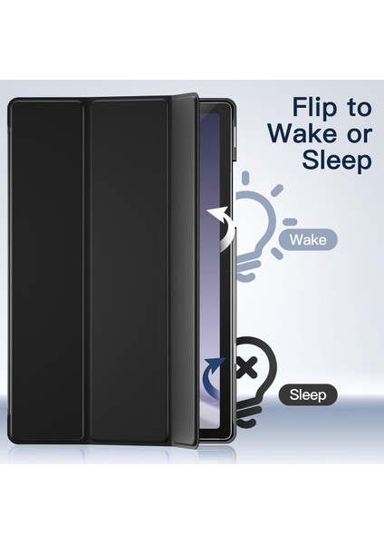 Samsung Galaxy Tab A9 Plus SM-X210 Güçlü Manyetik Smart Kapak Devrilmez Standlı Uyku Modlu Tablet Kılıfı indirimleri