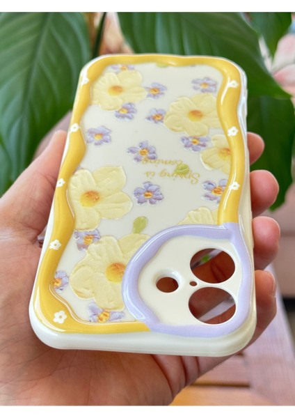 Samsung Galaxy A06 Kılıf Tasarımlı Desenli Kamera Korumalı Papatya Çiçek Renkli Silikon Kapak indirimleri