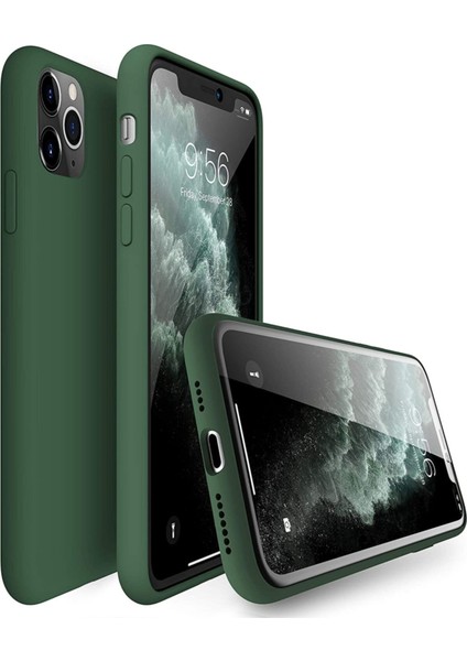 iPhone 12 Pro Kılıf Kadife Lansman Soft Yumuşak Liquid Silikon Kamera Korumalı Mara indirimleri