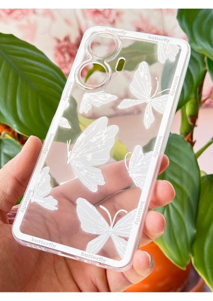 Realme C55 Uyumlu Kılıf Tasarımlı Desenli Kamera Korumalı Şeffaf Kelebek Esnek Yumuşak Silikon Kapak indirimleri